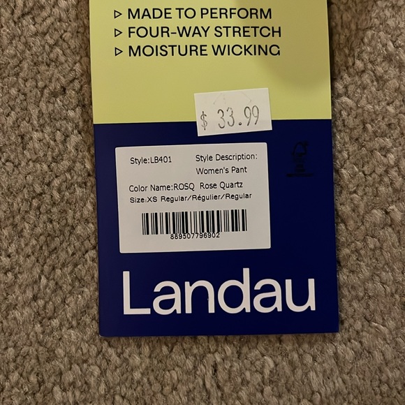 Pink Landau Scrub Pants - Picture 5 of 5